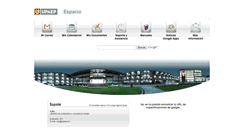 Desktop Screenshot of espacioa.upaep.mx
