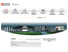 Tablet Screenshot of espacioa.upaep.mx