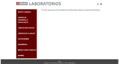Desktop Screenshot of laboratorios.upaep.mx